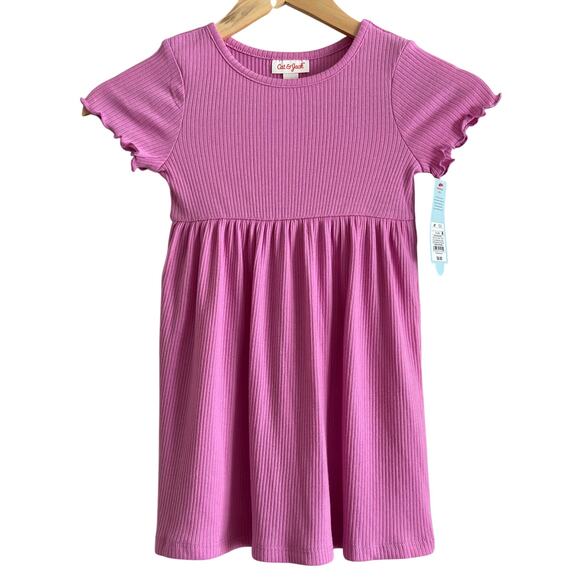 Cat & Jack Toddler Girl Flutter Dress 4T – Opera Mauve – NWT - Picture 1 of 5